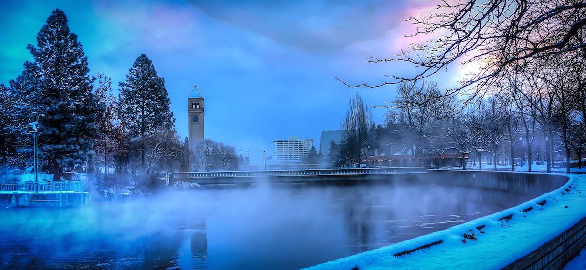 I took this photo of Spokane's Riverfront Park using my Sony NEX-7 