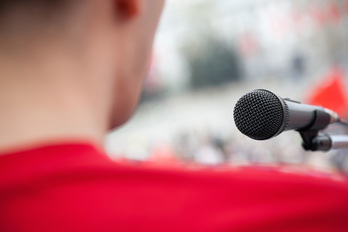 public speech