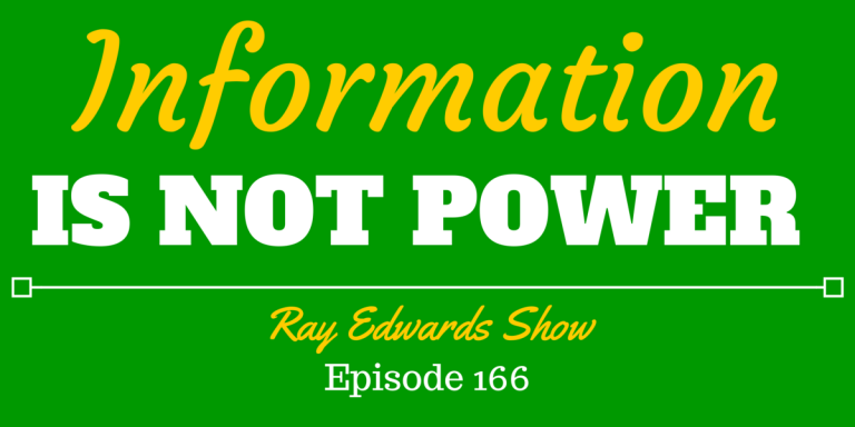 #166: Information Is Not Power