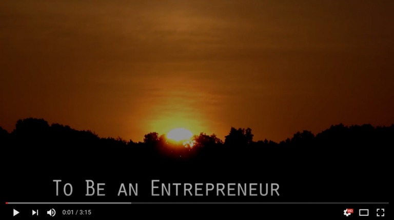 To Be an Entrepreneur