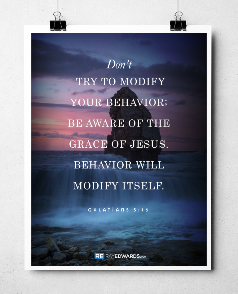 Don’t Try To Modify Your Behaviour