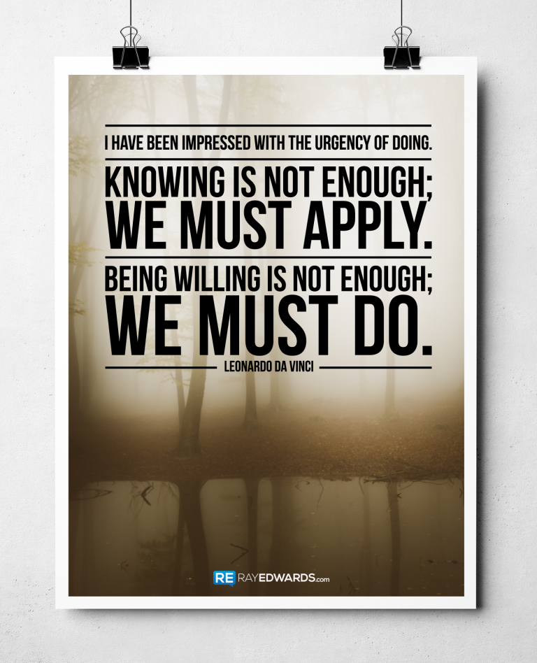 I Have Been Impressed With The Urgency of Doing