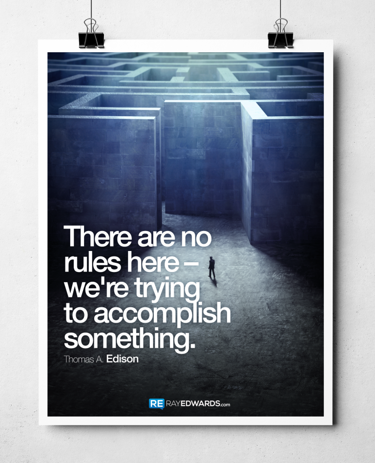 There Are No Rules Here – We’re Trying To Accomplish Something