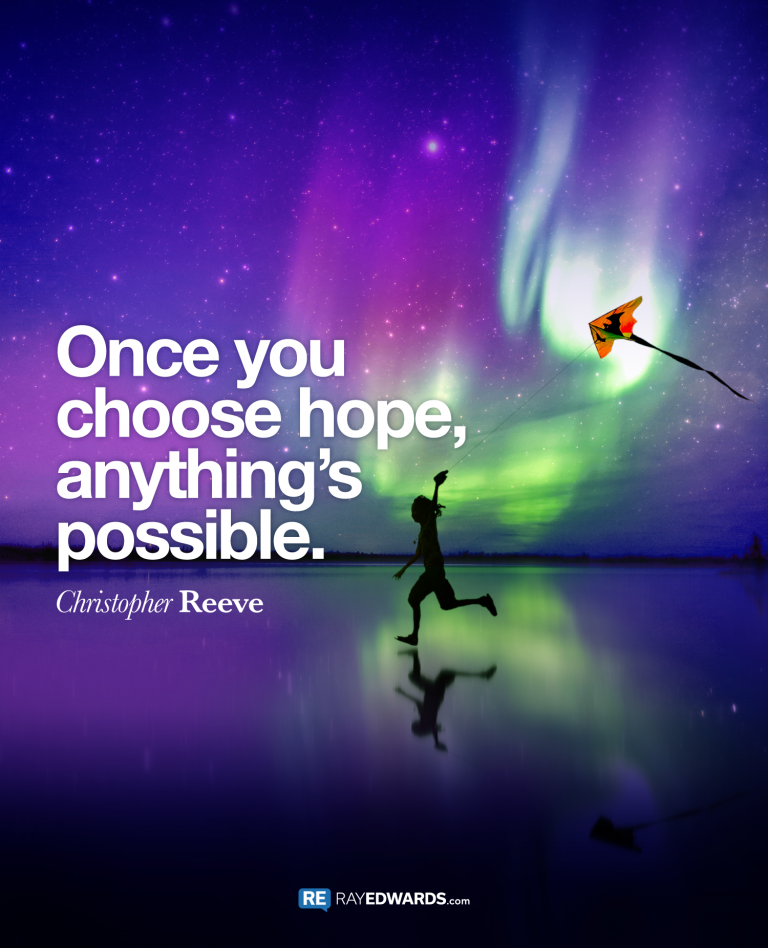 Once You Choose Hope…Christopher Reeves