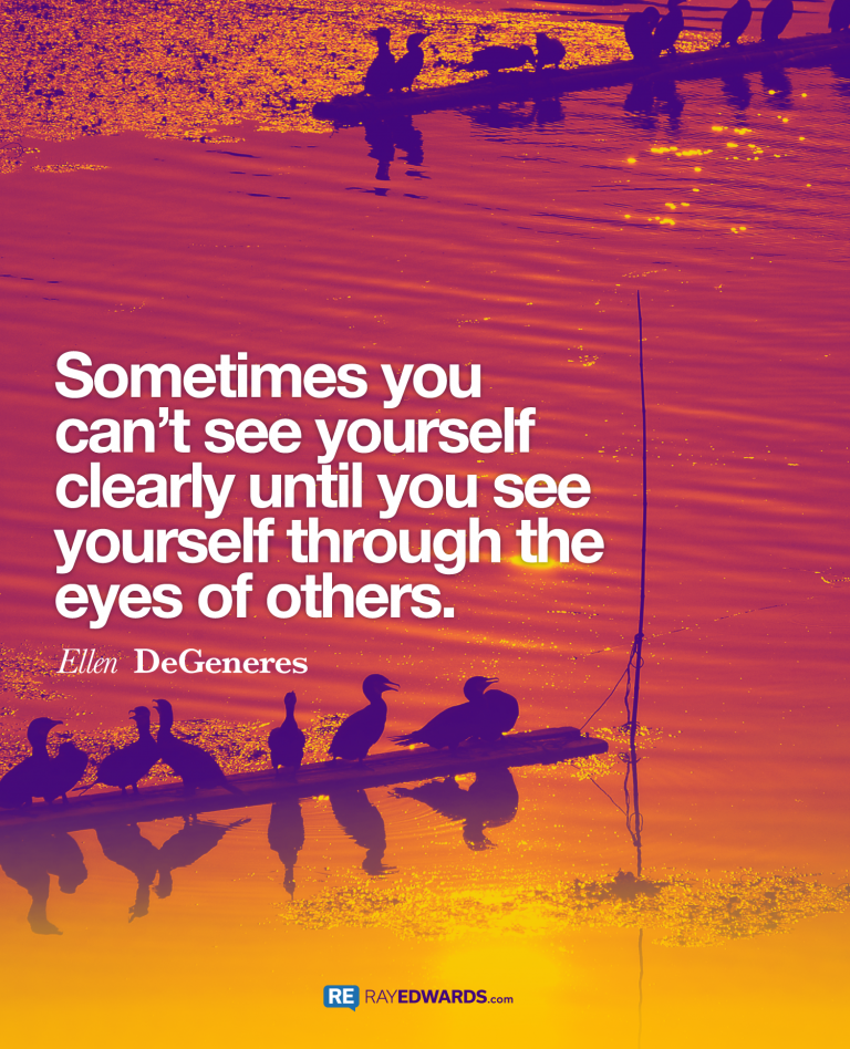 Sometimes You Can’t See Yourself…Ellen DeGeneres
