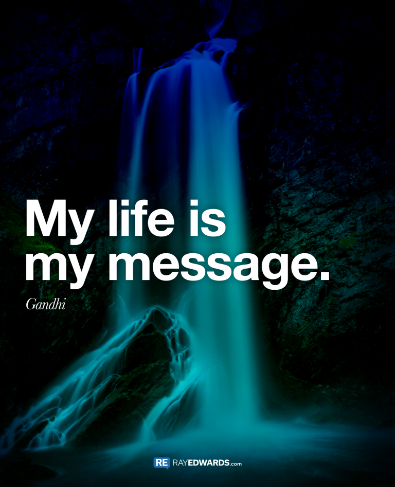 My Life Is My Message- Gandhi